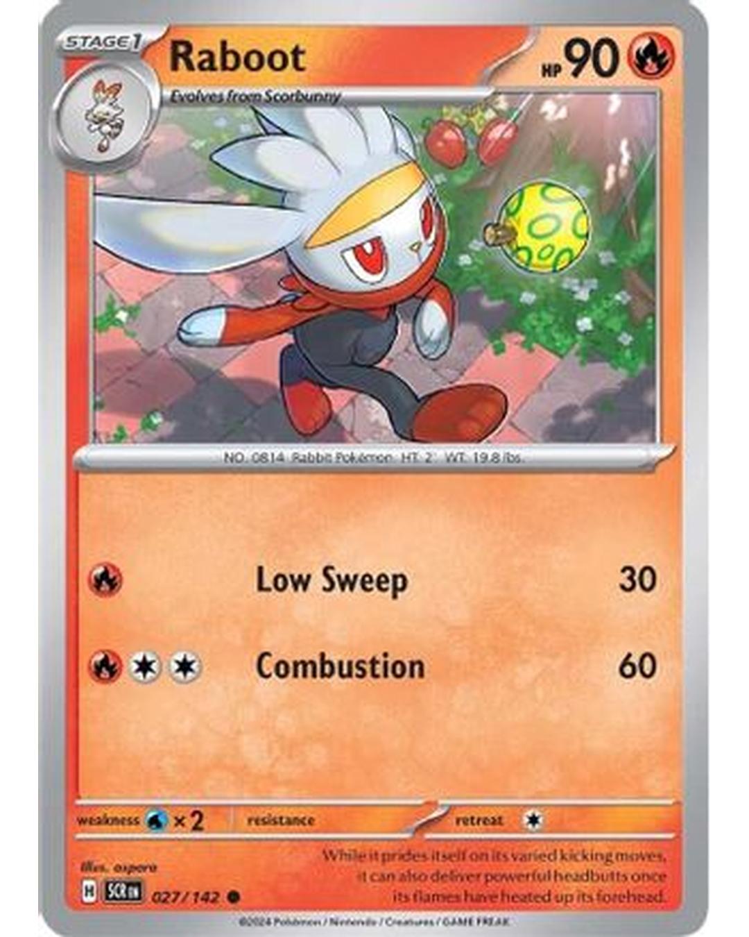 Raboot 027/142  SV07 Stellar Crown - Common