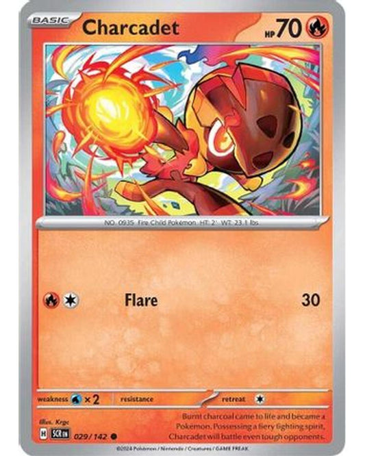 Charcadet 029/142  - Reverse Holofoil SV07 Stellar Crown - Common