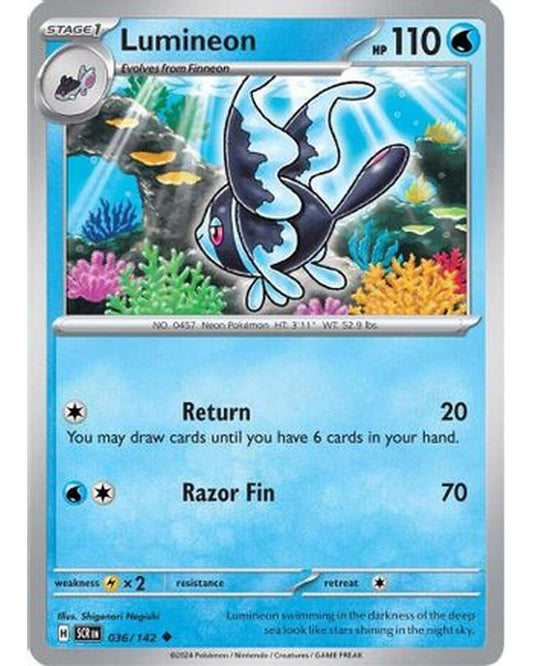 Lumineon 036/142  SV07 Stellar Crown - Uncommon