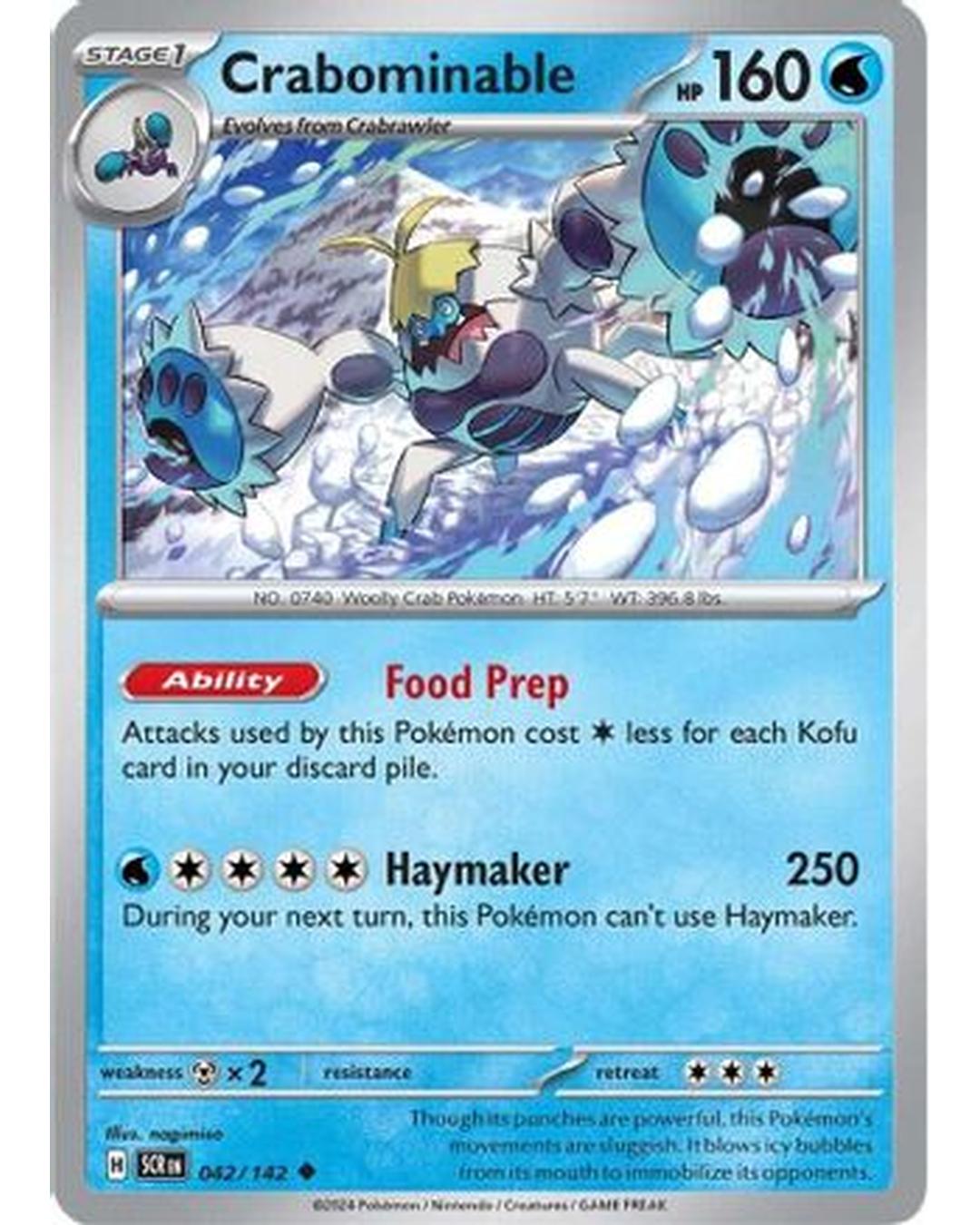 Crabominable 042/142  SV07 Stellar Crown - Uncommon