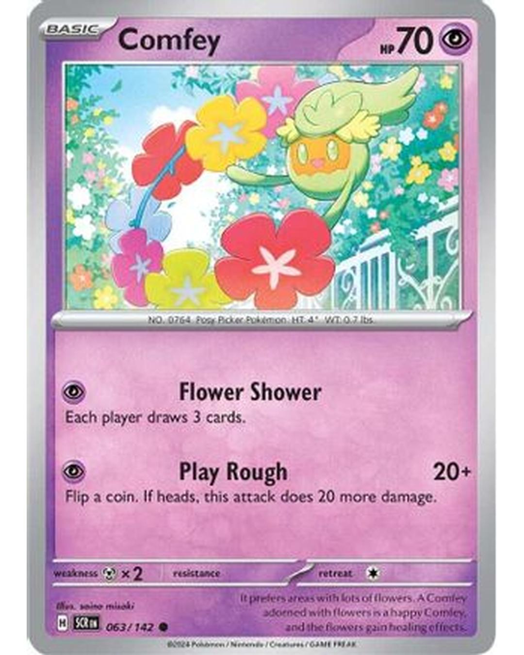 Comfey 063/142  SV07 Stellar Crown - Common