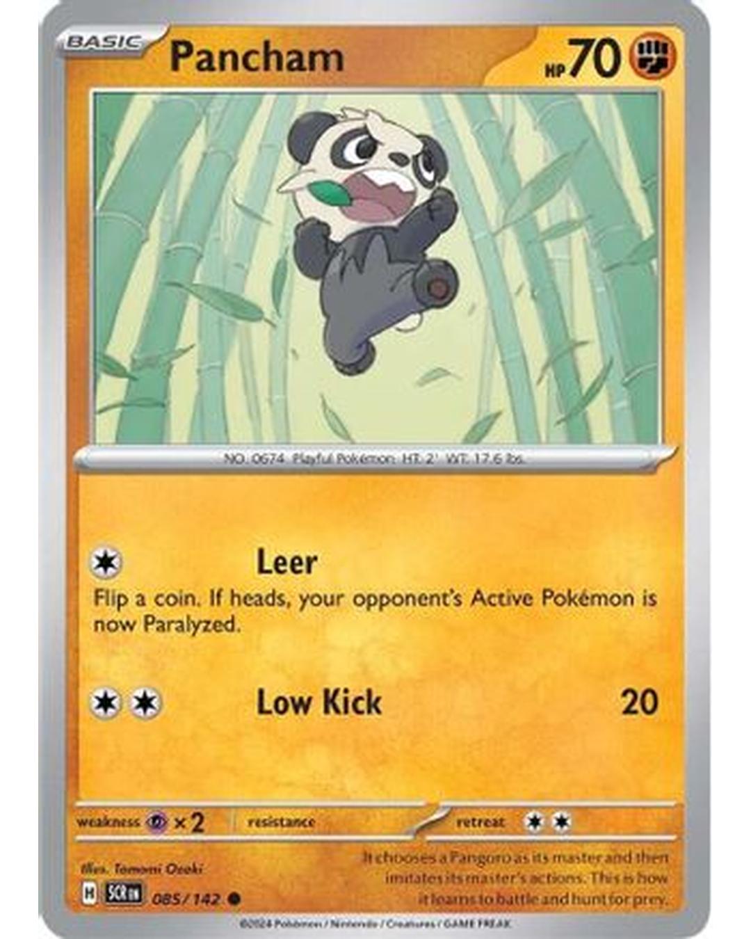 Pancham 085/142  SV07 Stellar Crown - Common