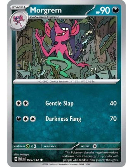 Morgrem 095/142  - Reverse Holofoil SV07 Stellar Crown - Common