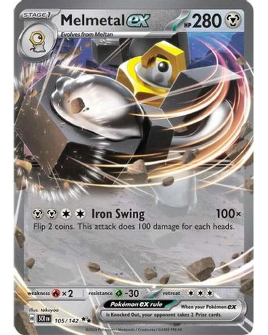 Melmetal ex 105/142  - Holofoil SV07 Stellar Crown - Double Rare