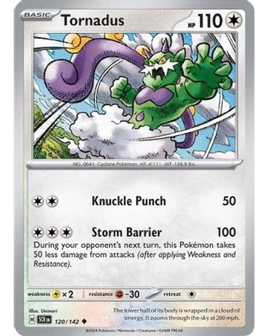 Tornadus 120/142  SV07 Stellar Crown - Uncommon