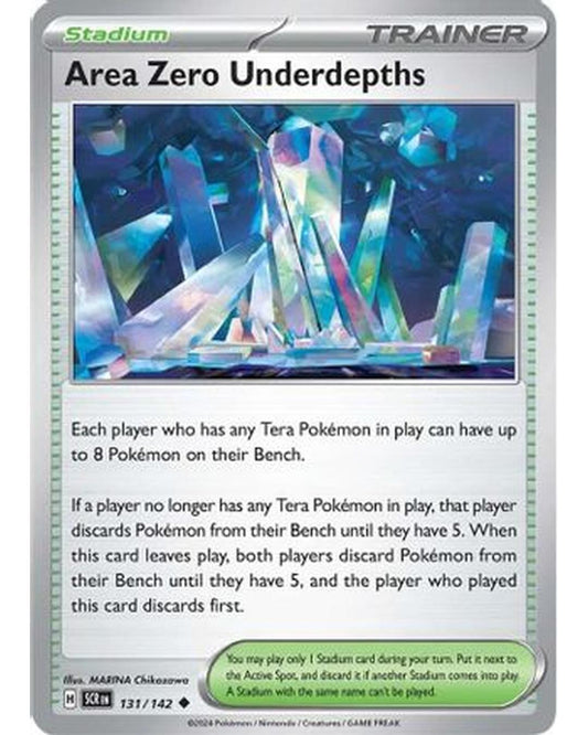 Area Zero Underdepths 131/142  SV07 Stellar Crown - Uncommon