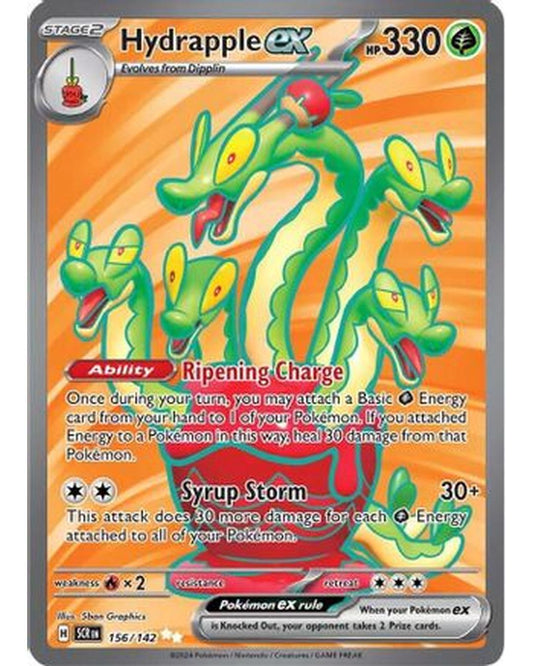 Hydrapple ex 156/142  - Holofoil SV07 Stellar Crown - Ultra Rare