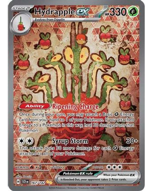 Hydrapple ex 167/142  - Holofoil SV07 Stellar Crown - Special Illustration Rare