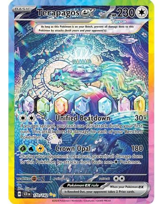 Terapagos ex 170/142  - Holofoil SV07 Stellar Crown - Special Illustration Rare