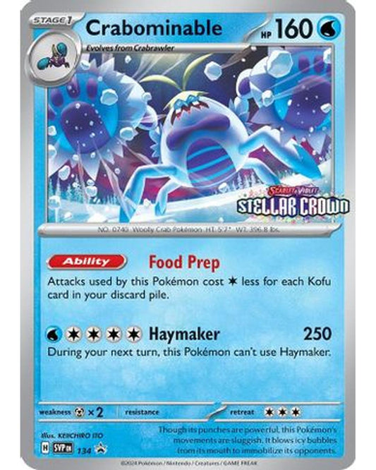 Crabominable 134/142  - Holofoil SV Scarlet & Violet Promo Cards - Promo