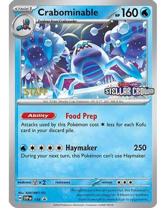 Crabominable 134  - Reverse Holofoil SV Scarlet & Violet Promo Cards - Promo
