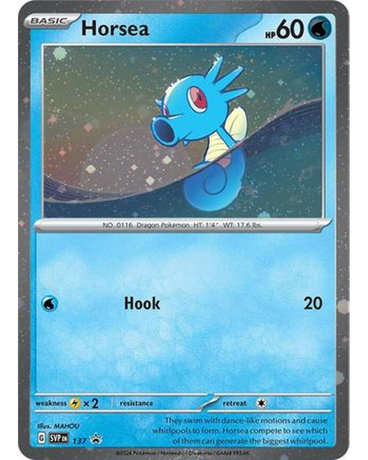 Horsea 137  - Holofoil SV Scarlet & Violet Promo Cards - Promo