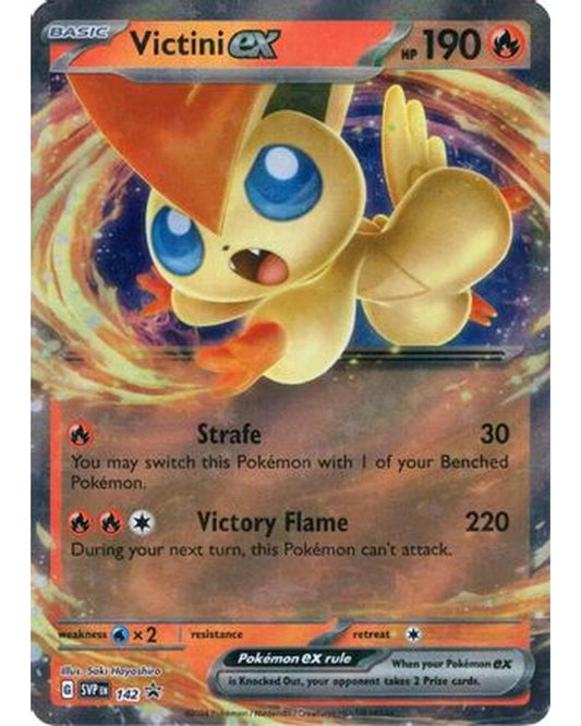 Victini ex 142  - Holofoil SV Scarlet & Violet Promo Cards - Promo