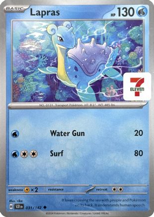 Lapras (7-Eleven Promo) 031/142  Miscellaneous Cards & Products - Uncommon