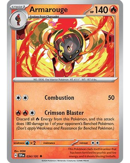 Armarouge 034/191  SV08 Surging Sparks - Uncommon