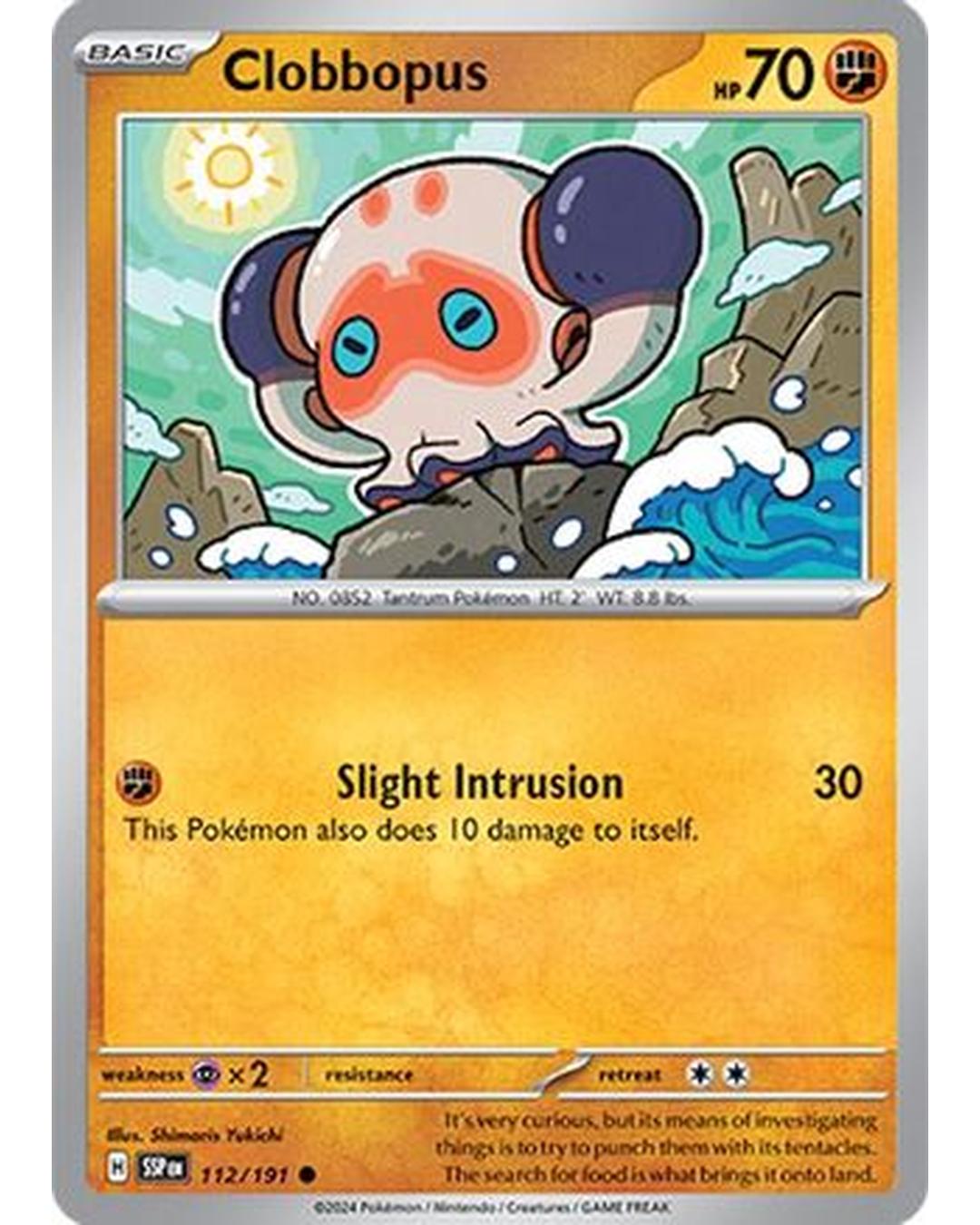 Clobbopus 112/191  SV08 Surging Sparks - Common