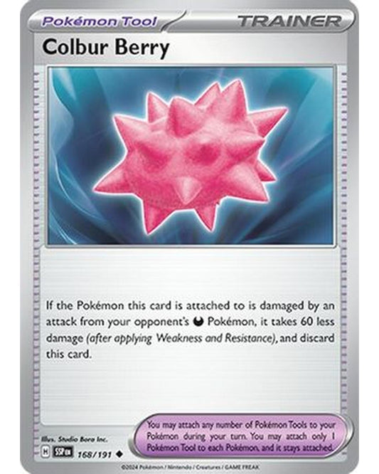 Colbur Berry 168/191  SV08 Surging Sparks - Uncommon