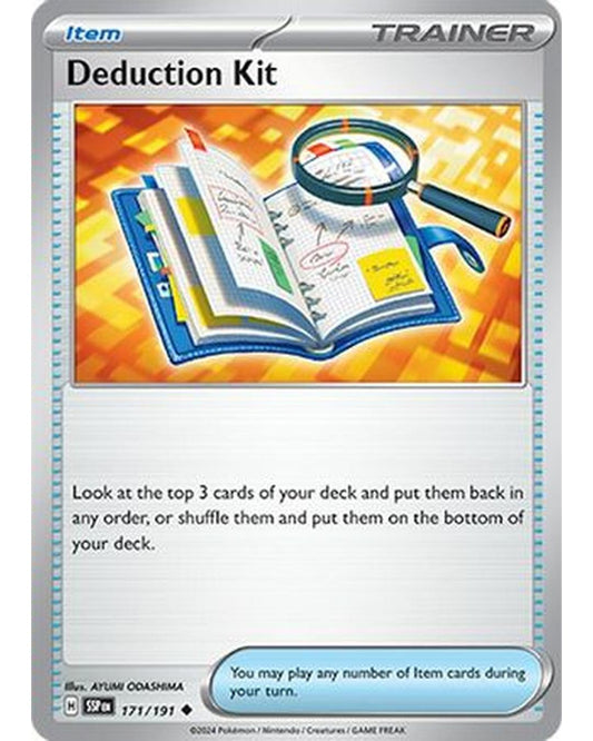 Deduction Kit 171/191  SV08 Surging Sparks - Uncommon