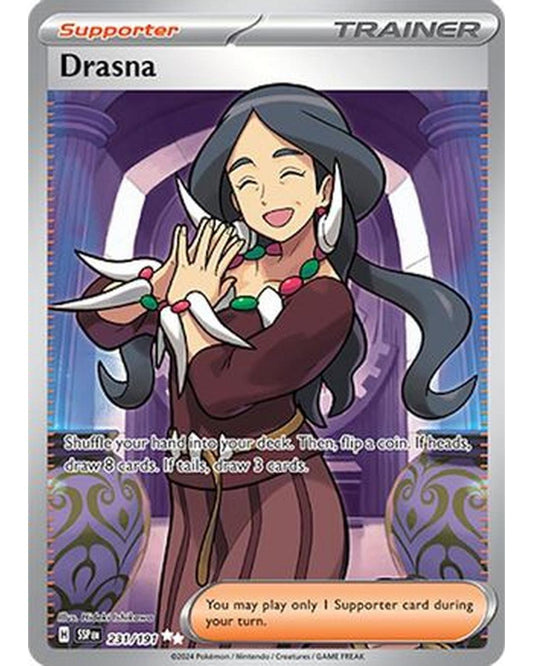 Drasna 231/191  - Holofoil SV08 Surging Sparks - Ultra Rare