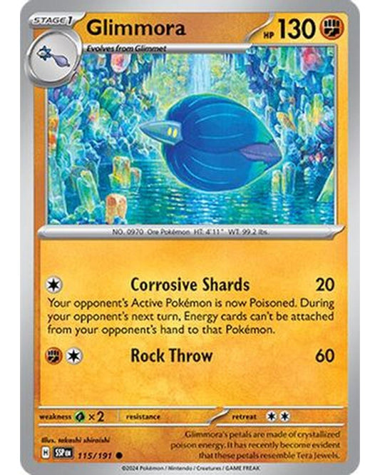 Glimmora 115/191  SV08 Surging Sparks - Common