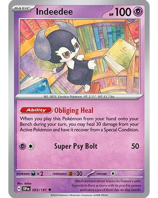Indeedee 093/191  SV08 Surging Sparks - Uncommon