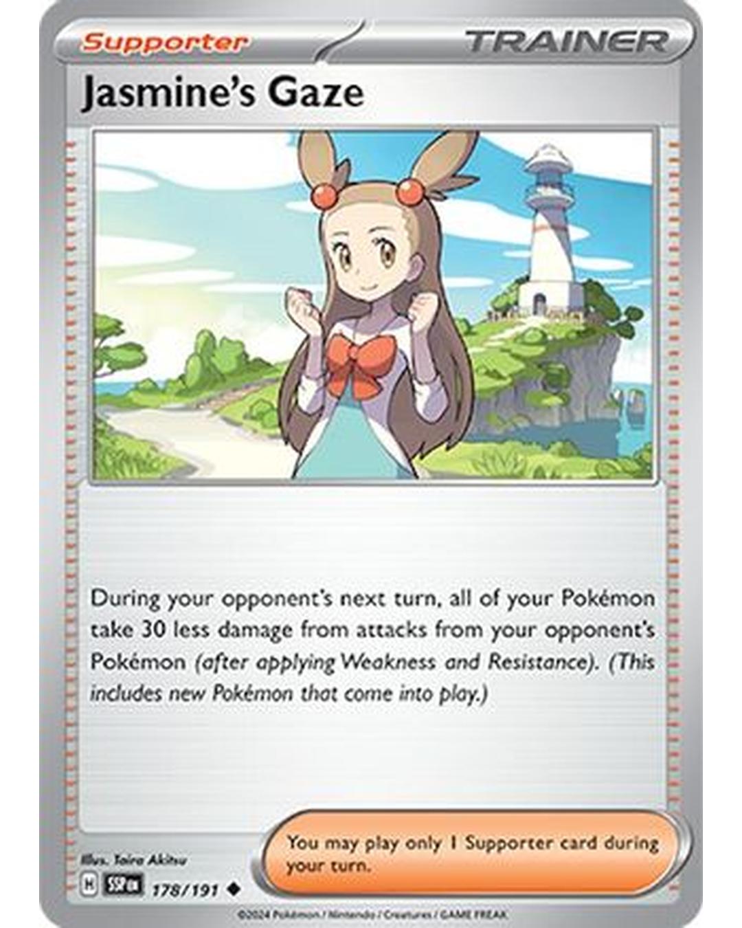 Jasmine's Gaze 178/191  SV08 Surging Sparks - Uncommon