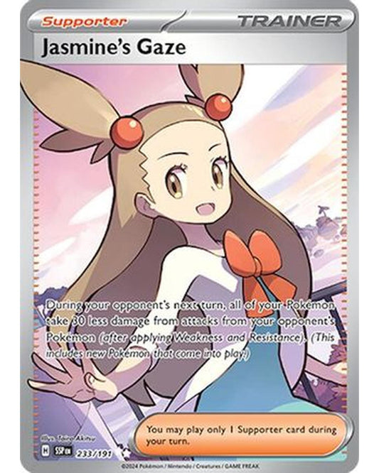 Jasmine's Gaze 233/191  - Holofoil SV08 Surging Sparks - Ultra Rare