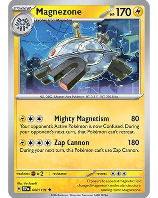 Magnezone 060/191  - Reverse Holofoil SV08 Surging Sparks - Uncommon