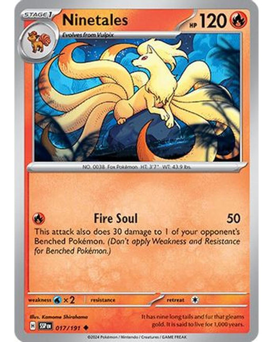 Ninetales 017/191  SV08 Surging Sparks - Uncommon
