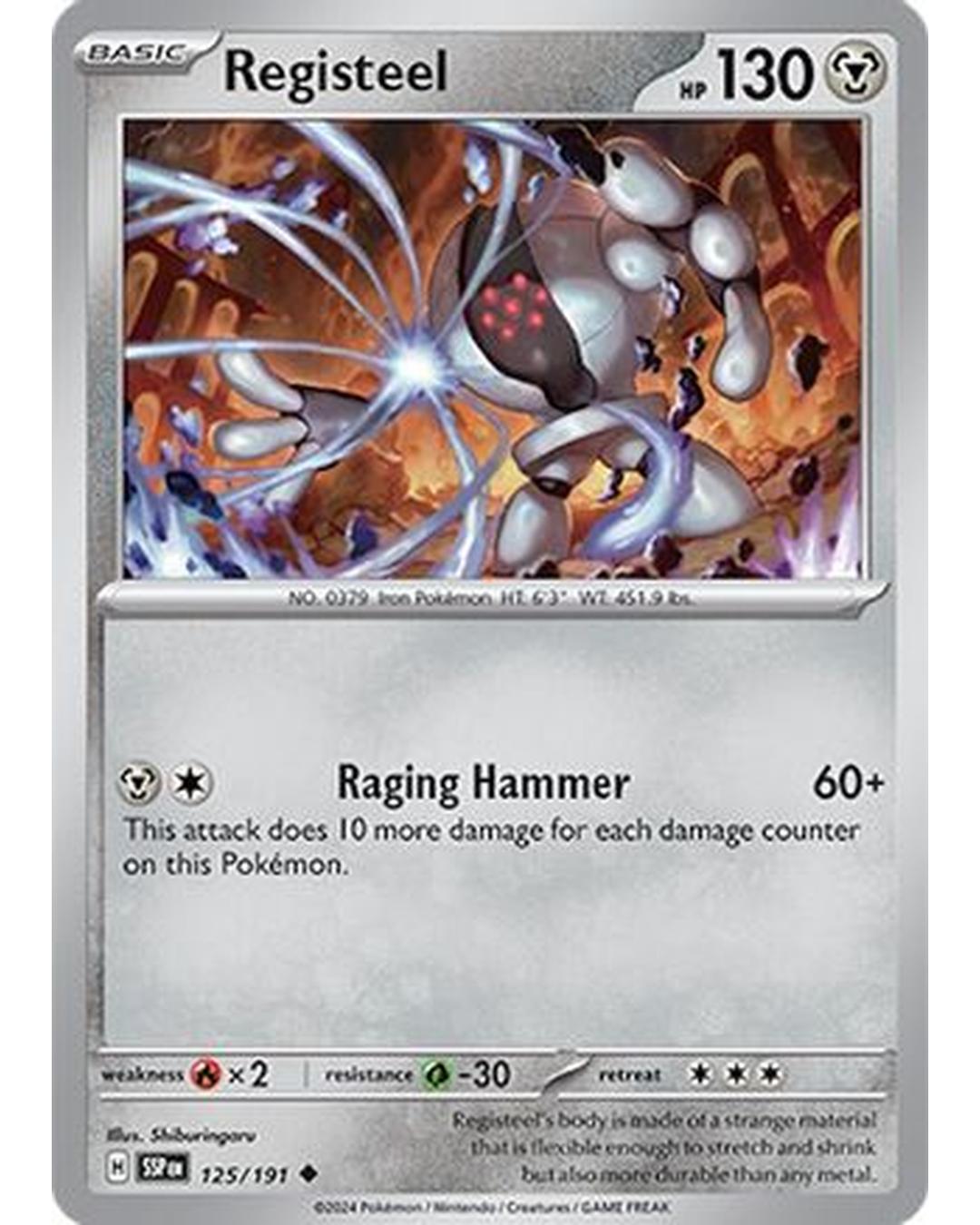 Registeel 125/191  SV08 Surging Sparks - Uncommon