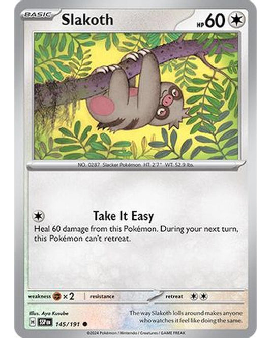 Slakoth 145/191  SV08 Surging Sparks - Common