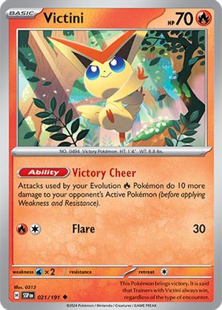 Victini 021/191  SV08 Surging Sparks - Uncommon