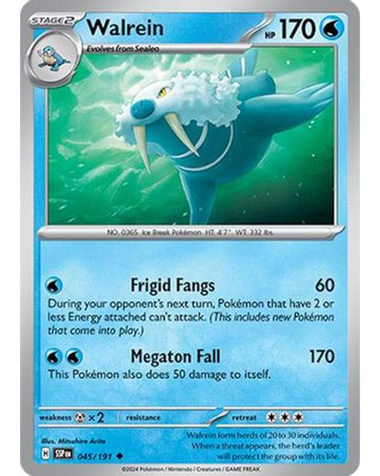 Walrein 045/191  SV08 Surging Sparks - Uncommon