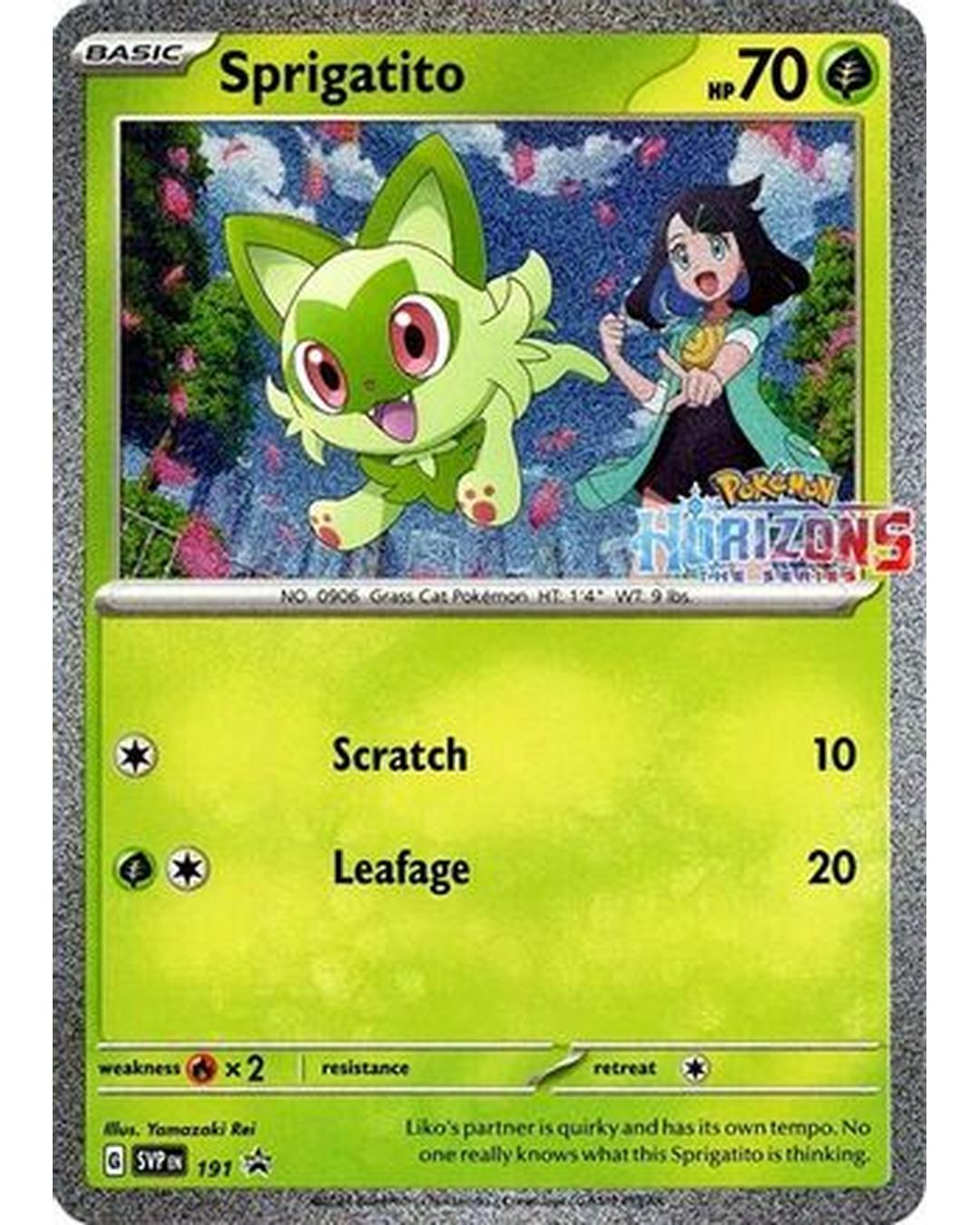 Sprigatito 191  - Holofoil SV Scarlet & Violet Promo Cards - Promo