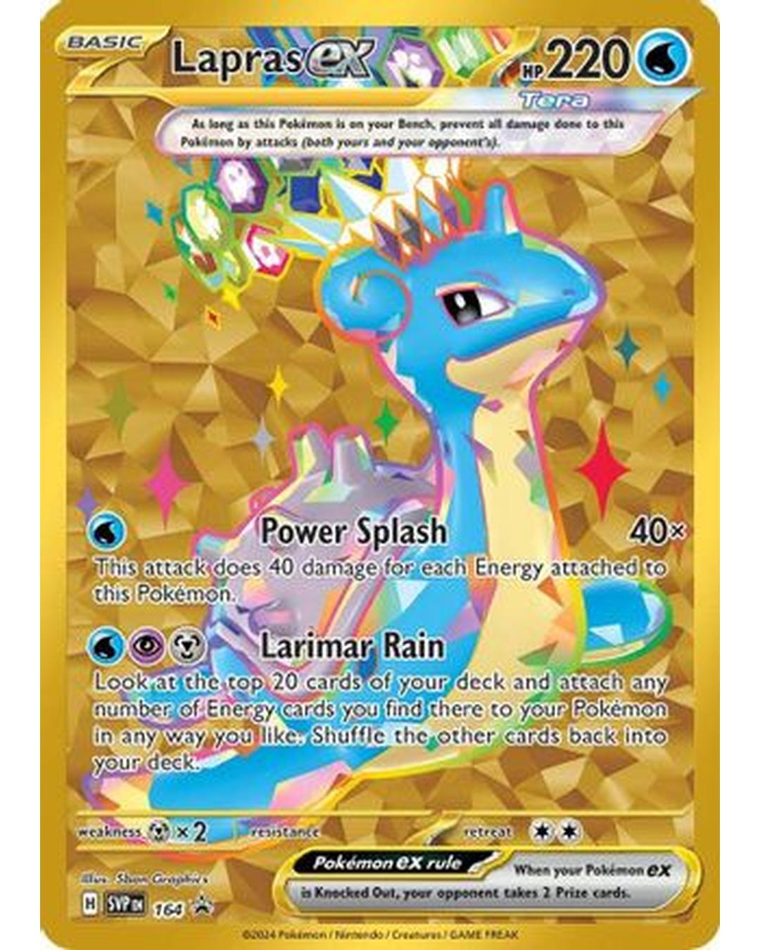 Lapras ex 164  - Holofoil SV Scarlet & Violet Promo Cards - Promo