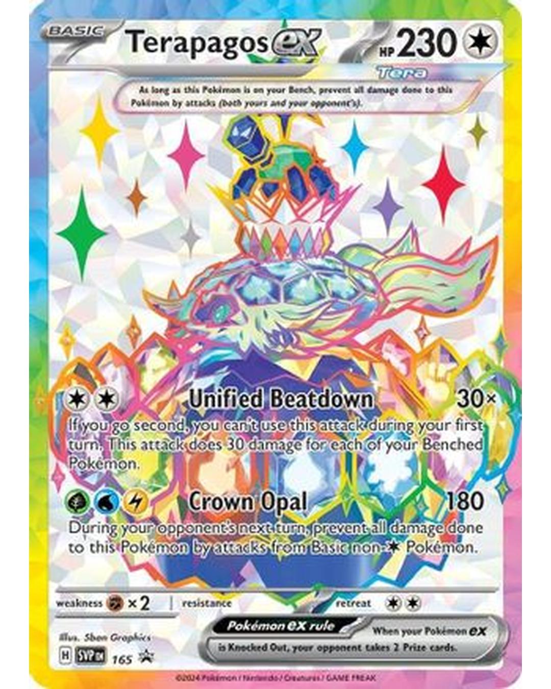 Terapagos ex 165  - Holofoil SV Scarlet & Violet Promo Cards - Promo