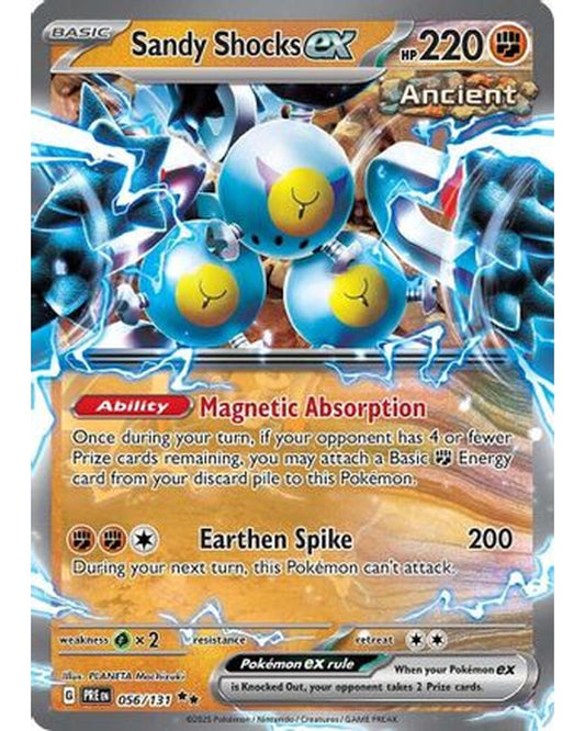 Sandy Shocks ex 056/131  - Holofoil SV Prismatic Evolutions - Double Rare