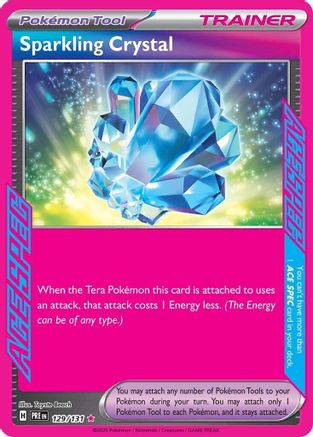 Sparkling Crystal 129/131  - Holofoil SV Prismatic Evolutions - ACE SPEC Rare