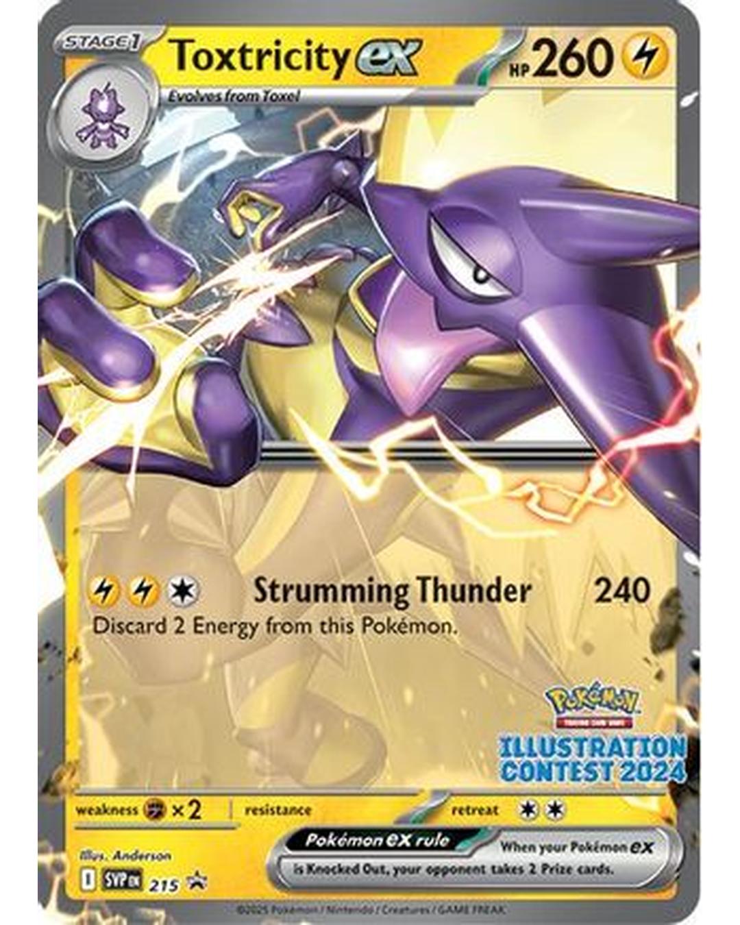 Toxtricity ex 215  SV Scarlet & Violet Promo Cards - Promo
