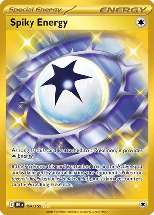 Spiky Energy 190/159  - Holofoil SV09 Journey Together - Hyper Rare