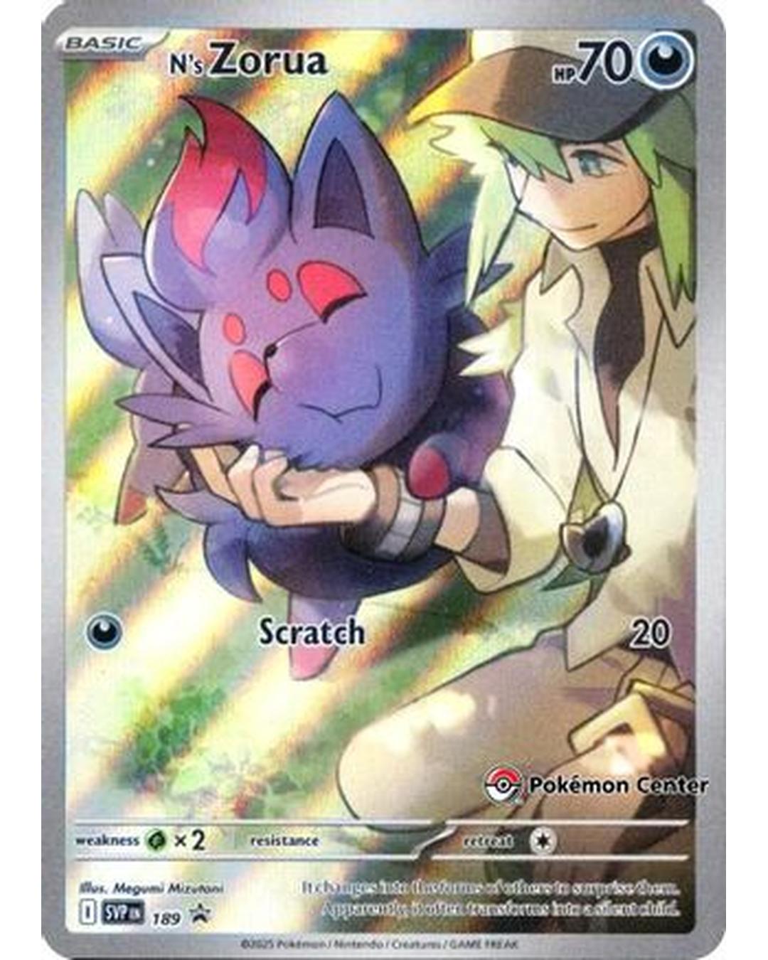 N's Zorua 189  - Holofoil SV Scarlet & Violet Promo Cards - Promo