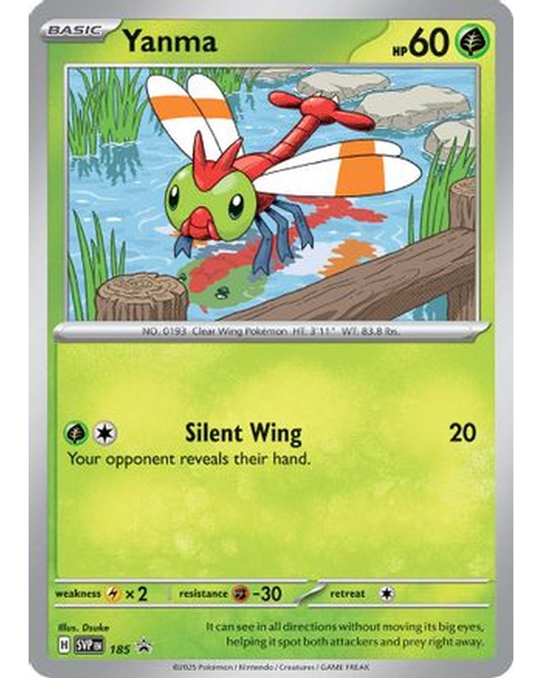 Yanma 185  - Holofoil SV Scarlet & Violet Promo Cards - Promo