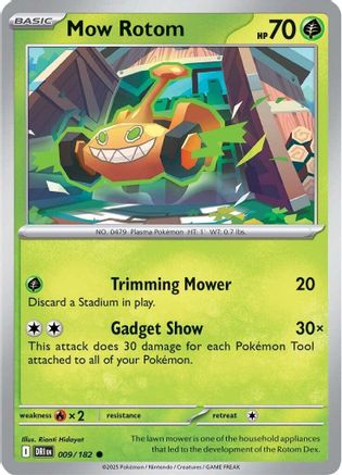 Mow Rotom 009/182  SV10 Destined Rivals - Common