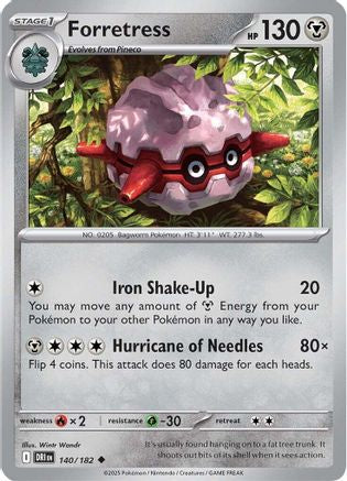 Forretress 140/182  SV10 Destined Rivals - Uncommon