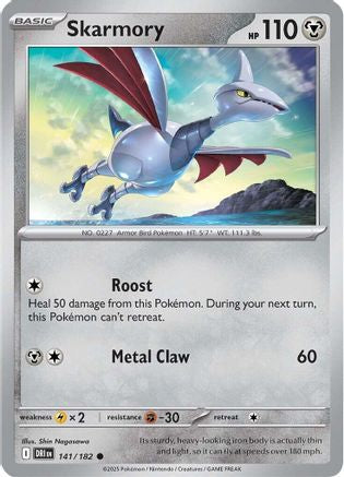 Skarmory 141/182  SV10 Destined Rivals - Common