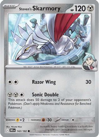 Steven's Skarmory 142/182  SV10 Destined Rivals - Common