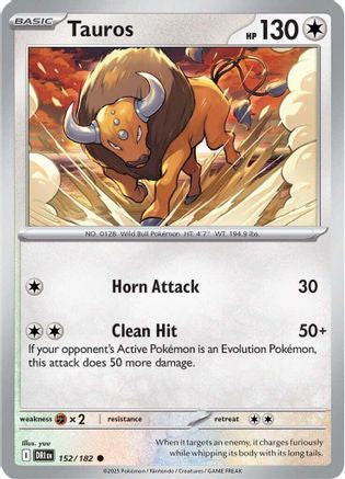 Tauros 152/182  SV10 Destined Rivals - Common