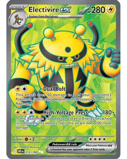 Electivire ex 212/182  - Holofoil SV10 Destined Rivals - Ultra Rare