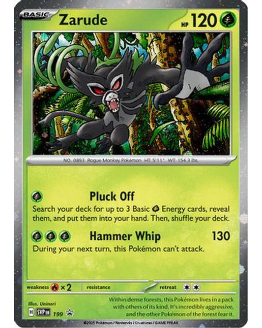 Zarude 199  - Holofoil SV Scarlet & Violet Promo Cards - Holo Rare