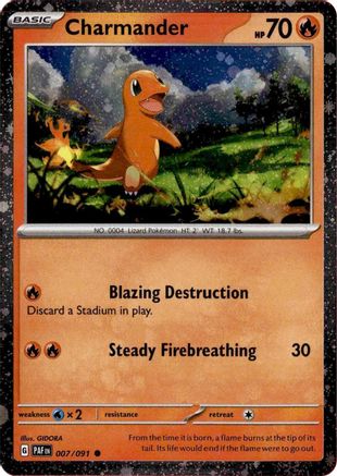 Charmander 007/091  - Holofoil Miscellaneous Cards & Products - Common
